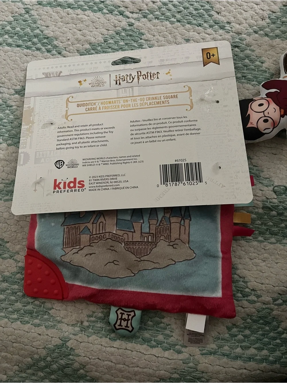 Harry Potter Blue Quidditch Soft Baby Activity Book